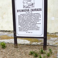 Bylinková zahrada zámek Březnice